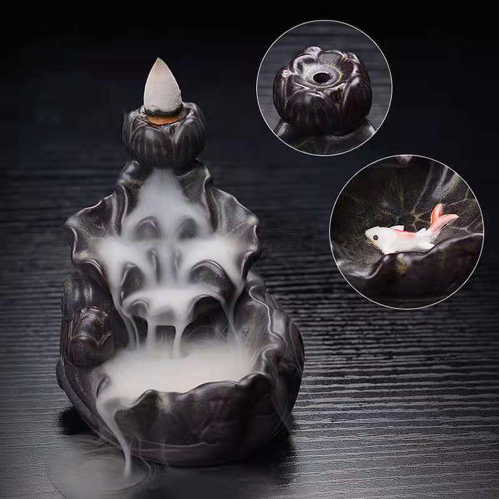 Home Fragrance Incense - Backflow Incense Burner Censer Waterfall Tower