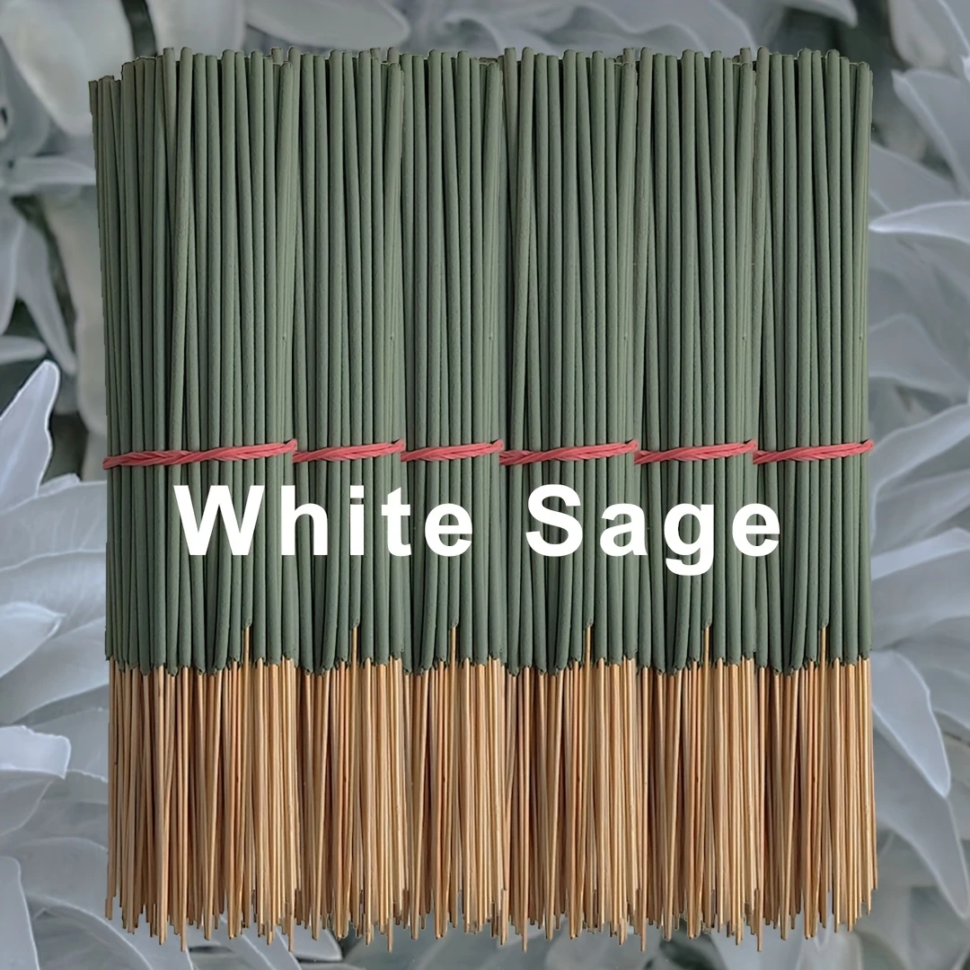 Smokeless Incense Stick - 20/50 White Sage Incense Sticks, 8.66inch