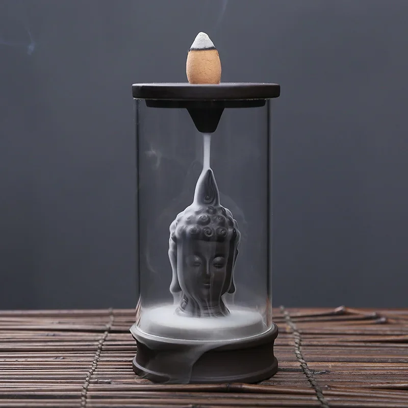 Home Fragrance Fig - Zen Ornaments Buddha Statues Backflow Incense