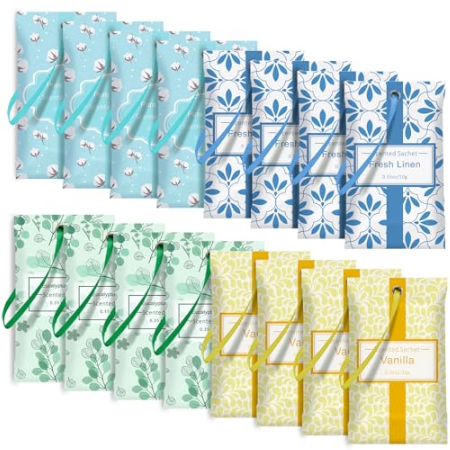 Home Fragrance Vanilla - Sachets for Drawers and Closets, Sachets