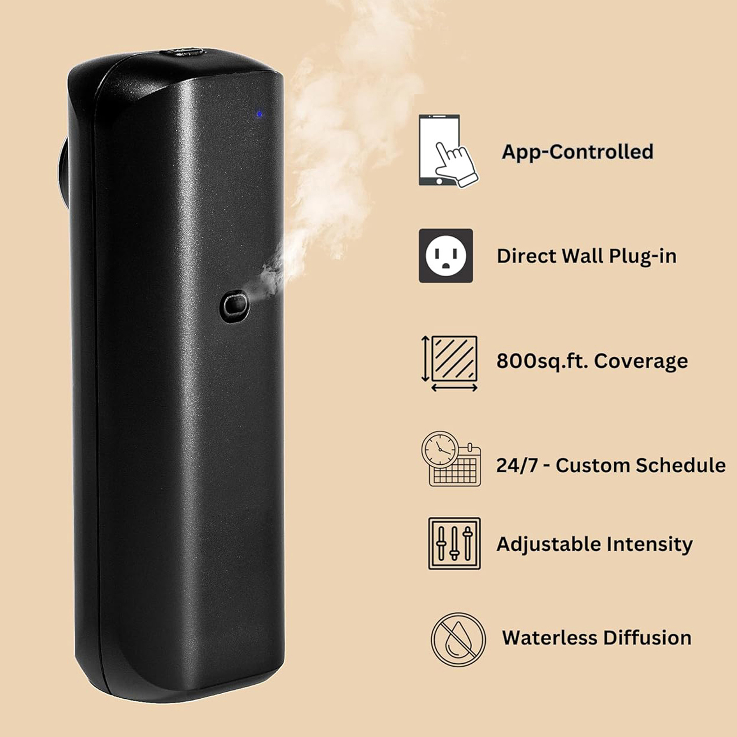 Home Fragrance Items - Fragrance Diffuser Toilet Automatic Air Freshener