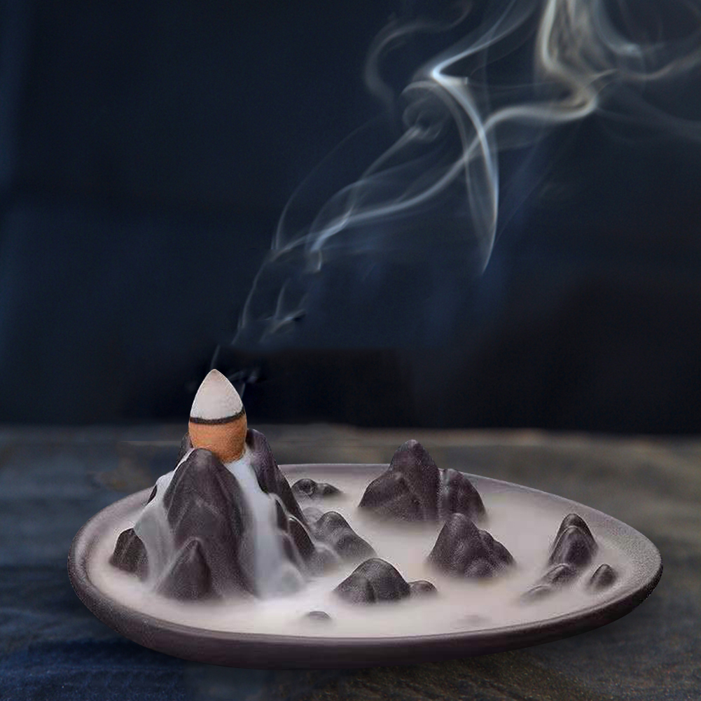 Backflow Incense Burner Censer - Home Fragrance Incense ulasan dan harga