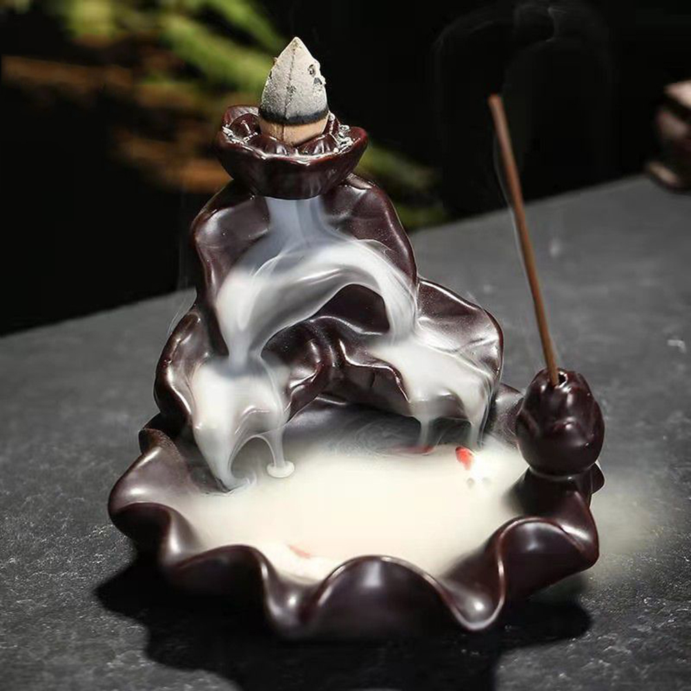 Backflow Incense Burner Censer - Home Fragrance Incense ulasan dan harga
