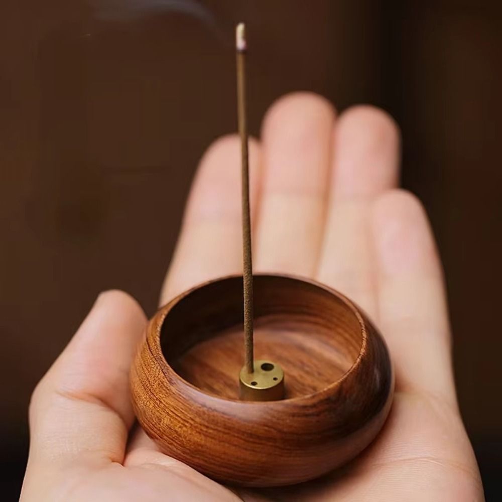 Wooden Mini Incense Holder 4 H - Home Fragrance Miniso ulasan dan harga