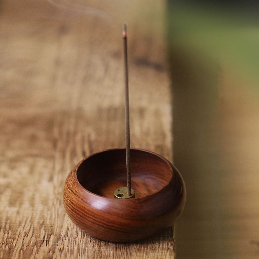 Wooden Mini Incense Holder 4 H - Home Fragrance Miniso ulasan dan harga