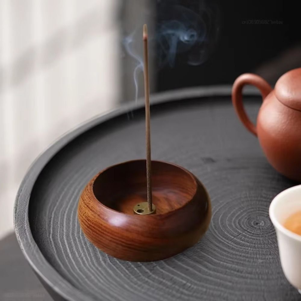 Wooden Mini Incense Holder 4 H - Home Fragrance Miniso ulasan dan harga