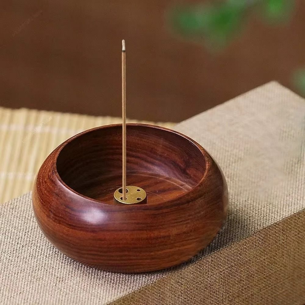 Wooden Mini Incense Holder 4 H - Home Fragrance Miniso ulasan dan harga