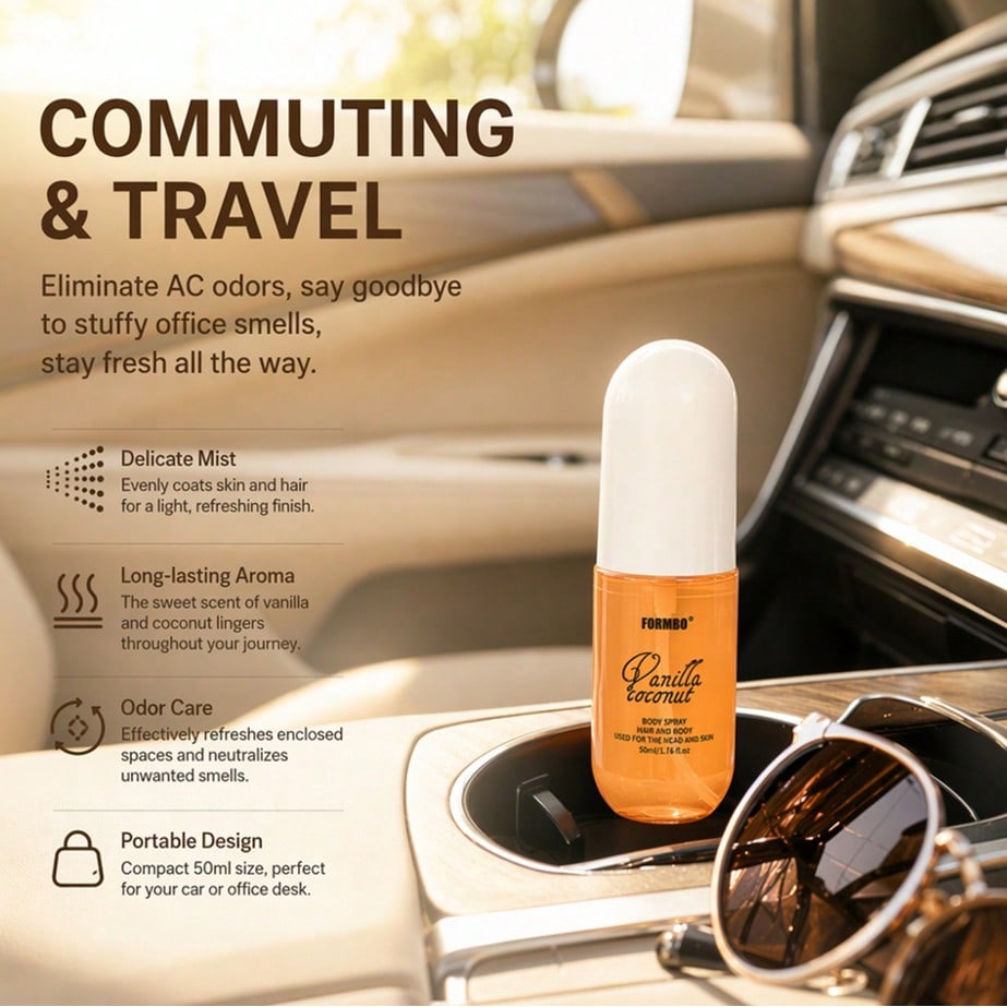 FORMBO 1 Bottle/50ml Beach Ser - Home Fragrance Vanilla ulasan dan harga
