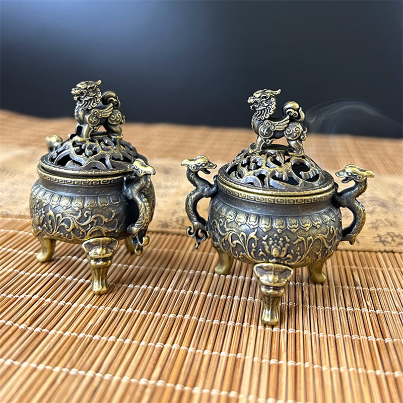 Vintage Alloy Incense Burner S - Home Fragrance Miniso ulasan dan harga