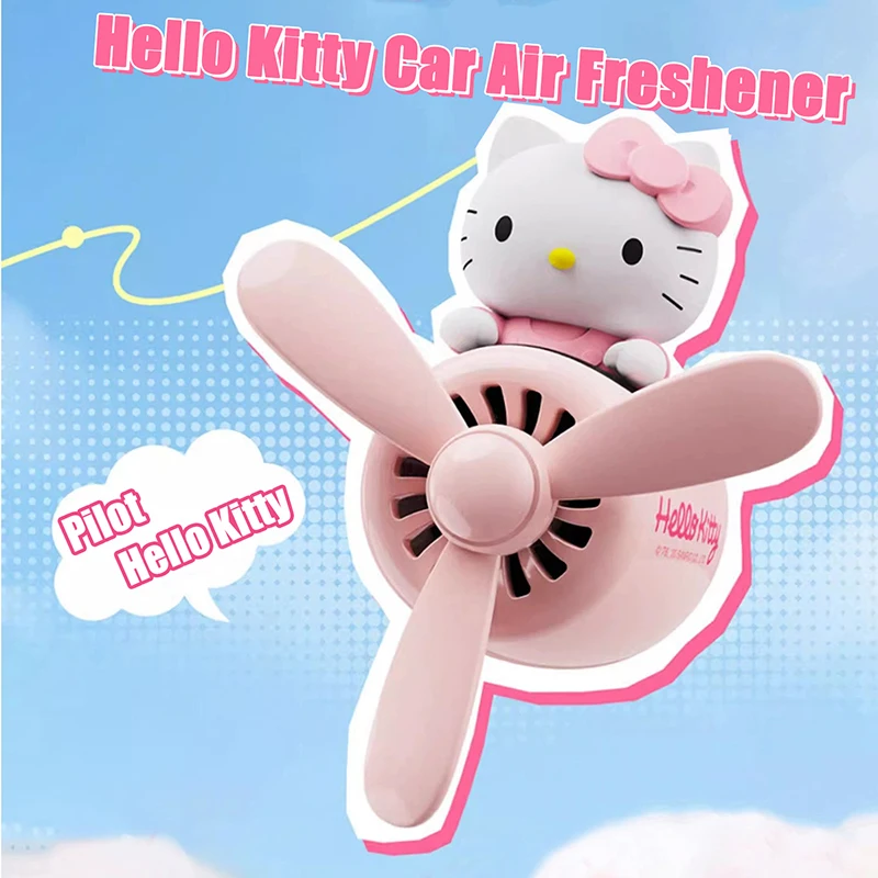 Kitty Car Vent Fan with Air Fr - Home Fragrance Miniso ulasan dan harga