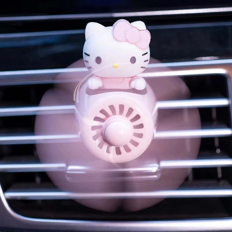Kitty Car Vent Fan with Air Fr - Home Fragrance Miniso ulasan dan harga