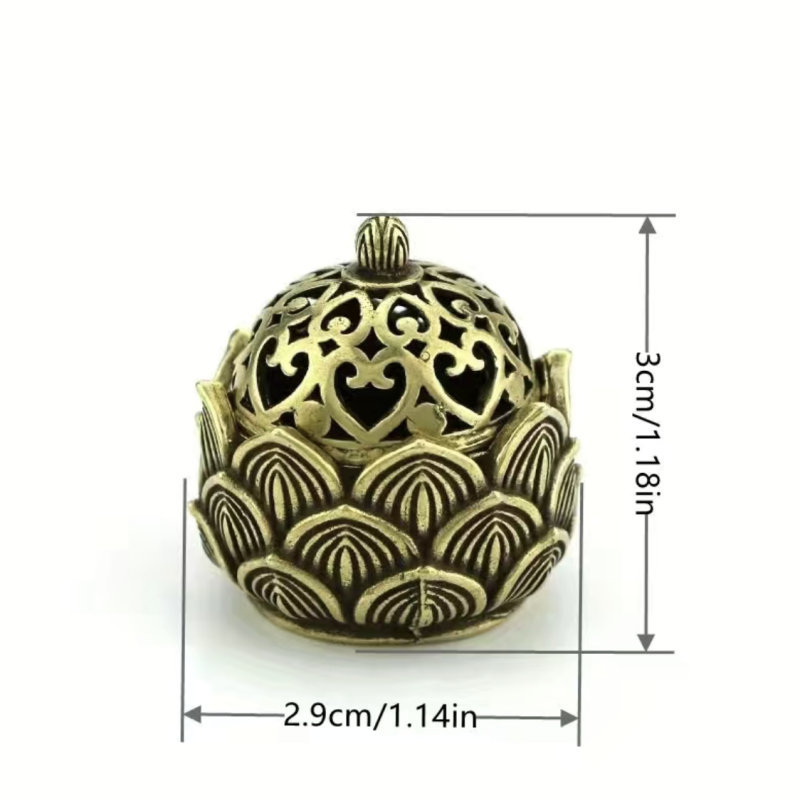 1pc Hollow Lotus Incense, Burn - Home Fragrance Miniso ulasan dan harga