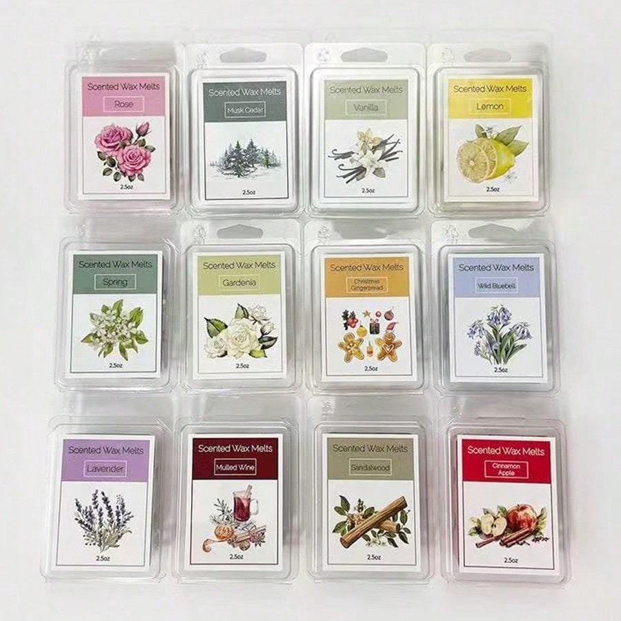 Scented Wax Melts Set, 8 Assor - Home Fragrance Vanilla ulasan dan harga