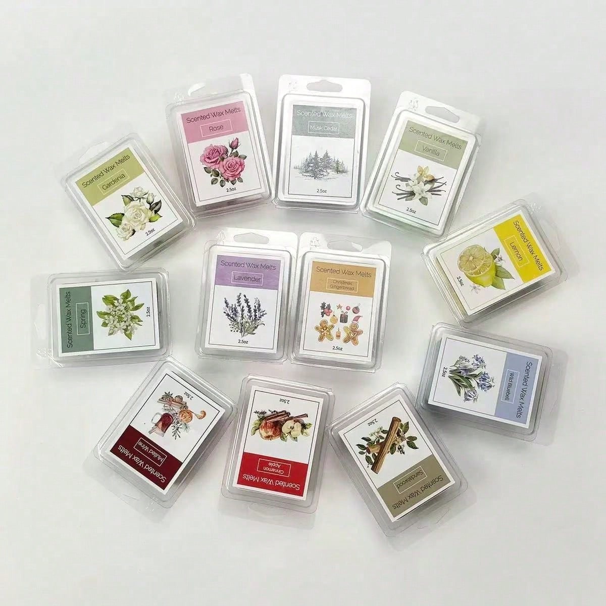 Scented Wax Melts Set, 8 Assor - Home Fragrance Vanilla ulasan dan harga