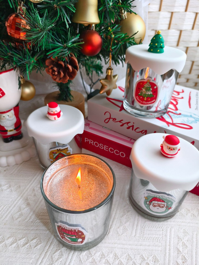 Y Santa Claus Scented Candles  - Home Fragrance Vanilla ulasan dan harga