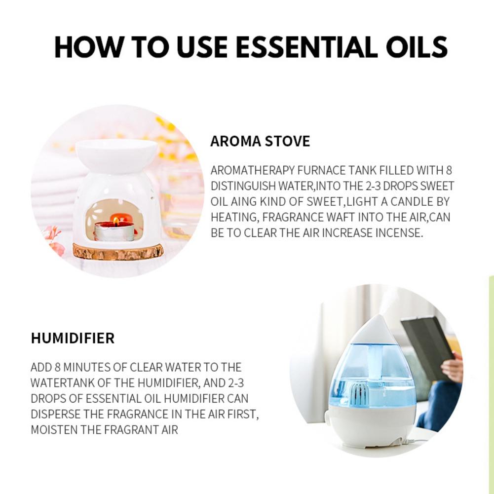 12 Flavors 10ml Essential Oils - Home Fragrance Vanilla ulasan dan harga