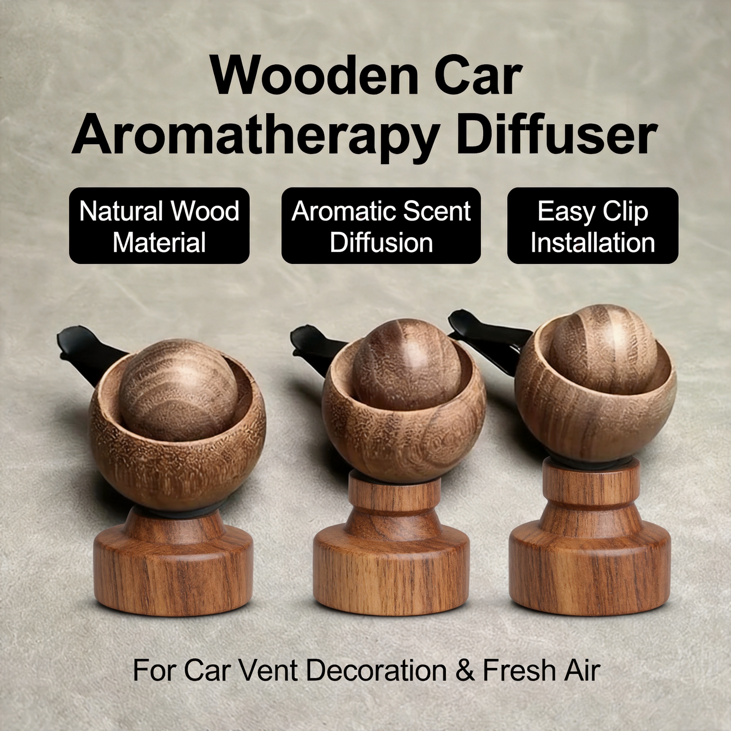 Wooden Essential Oil Diffuser  - Home Fragrance Miniso ulasan dan harga