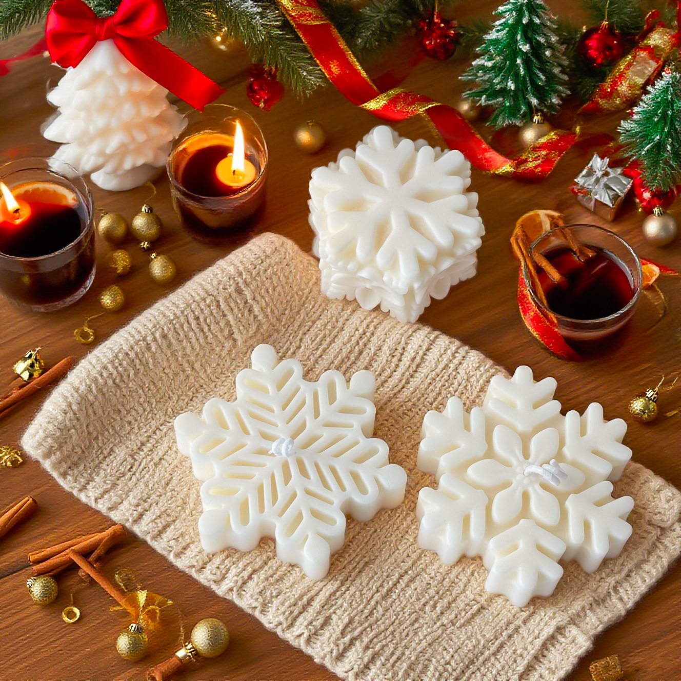 1Pc Christmas Snowflake Scente - Home Fragrance Vanilla ulasan dan harga