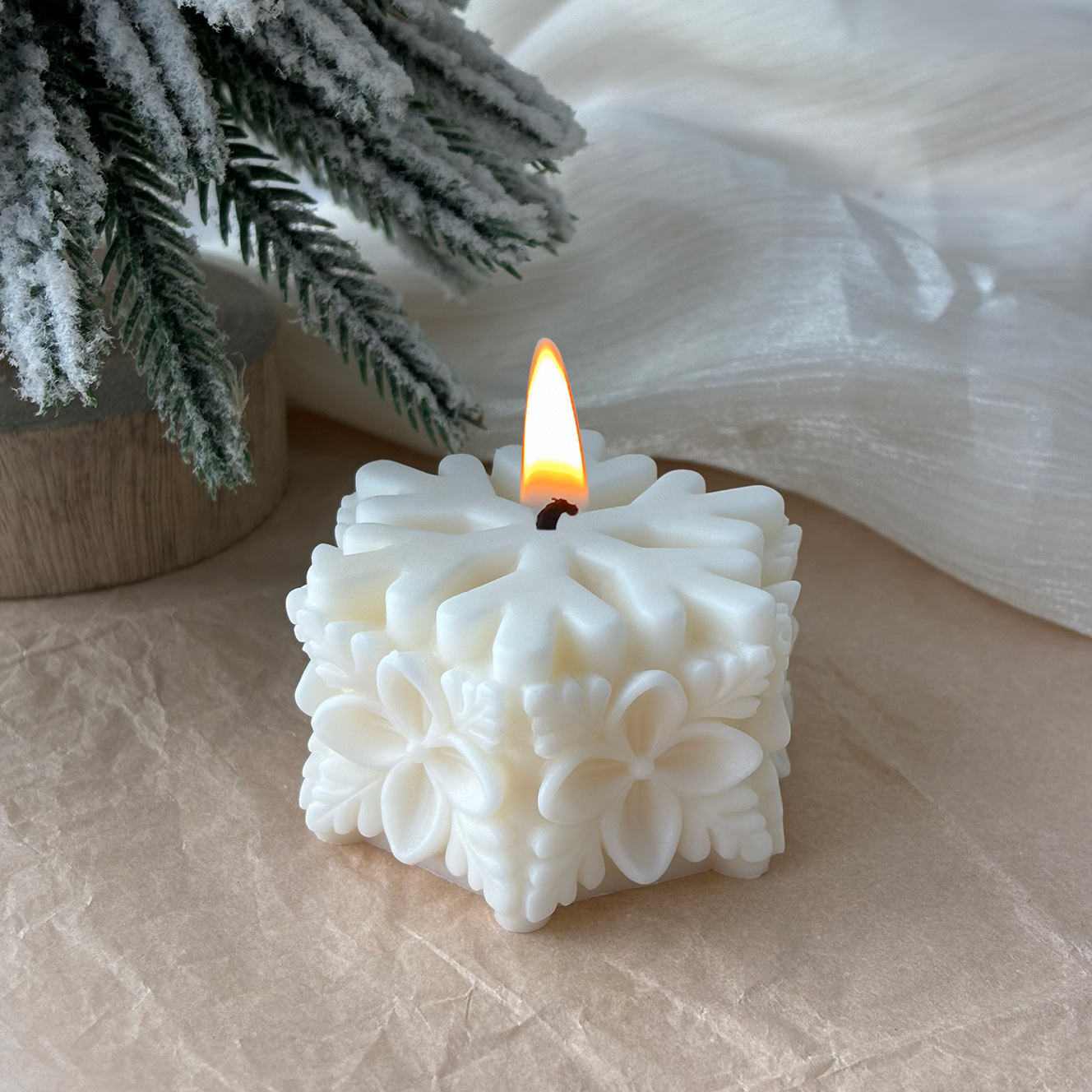 1Pc Christmas Snowflake Scente - Home Fragrance Vanilla ulasan dan harga