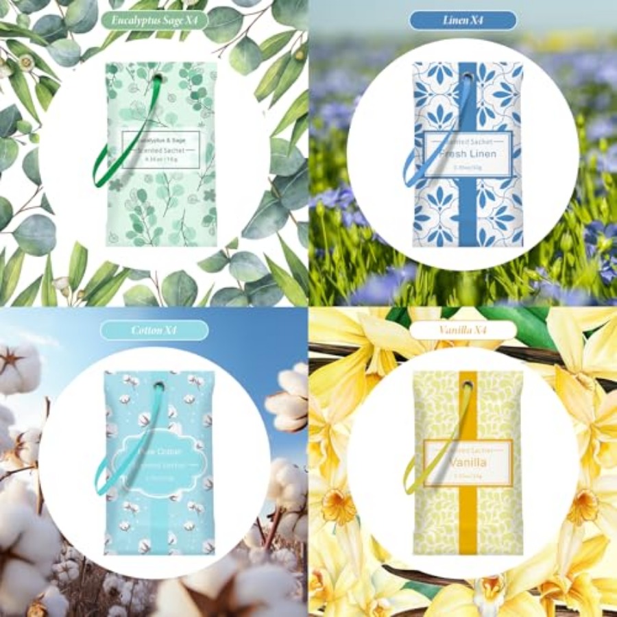 Sachets for Drawers and Closet - Home Fragrance Vanilla ulasan dan harga